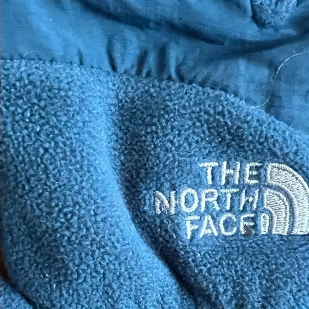 The North Face Blue Fleece Winter Gloves